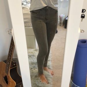 Army Green Skinny Jeans